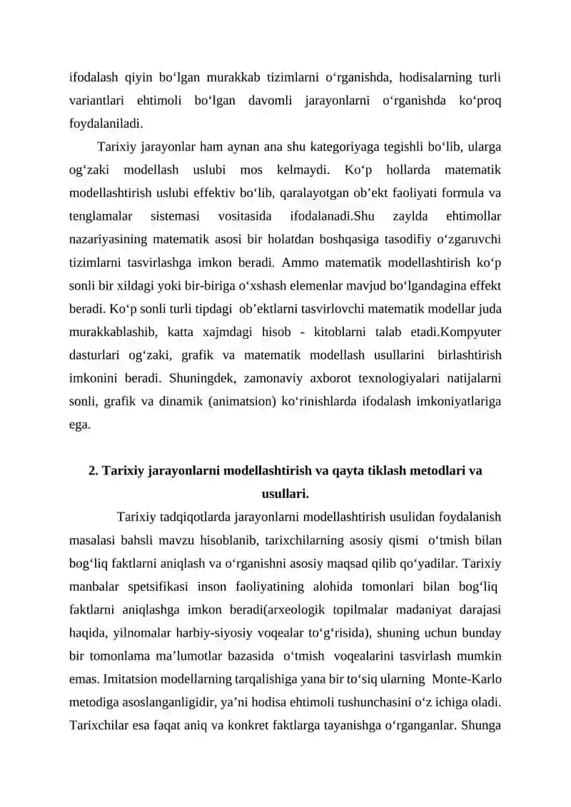 Tarixiy jarayonlarni modellashtirish va qayta tiklash 3