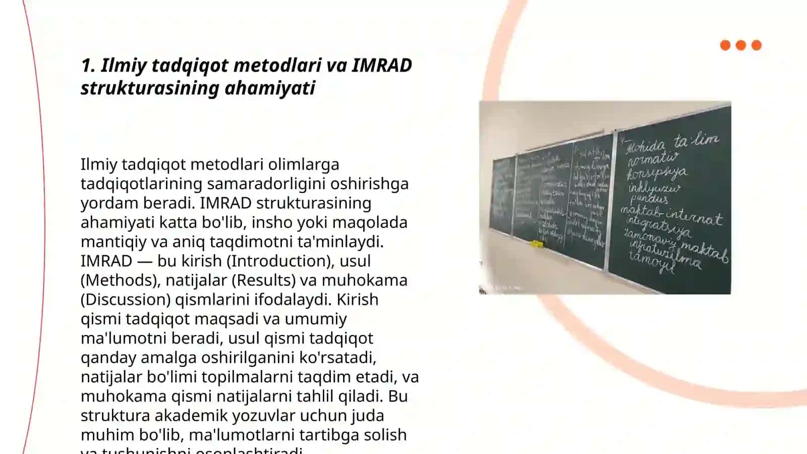 IMRAD strukturasida ilmiy maqola yozish 3