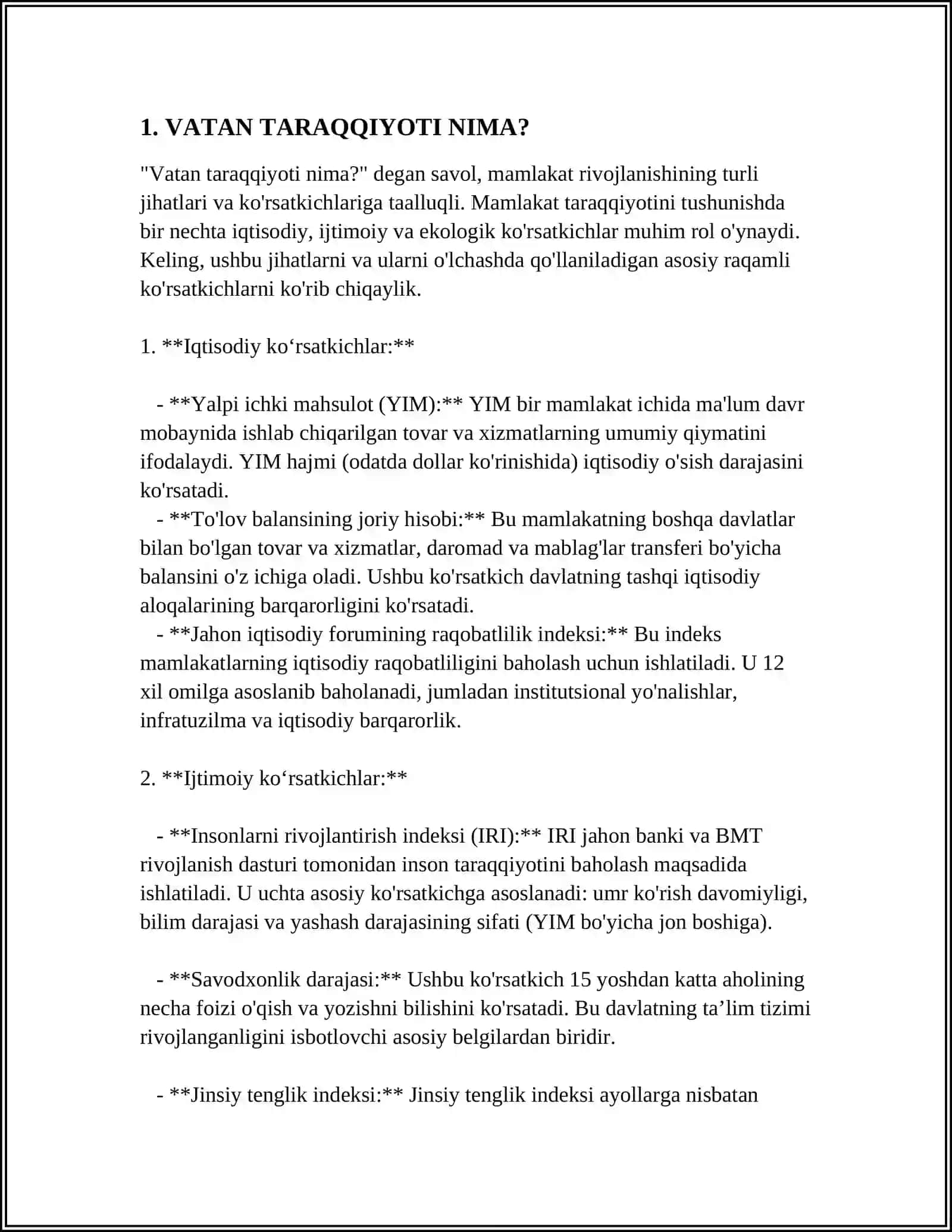 VATAN TARAQQIYOTI UCHUN MEN MAS'ULMAN 3