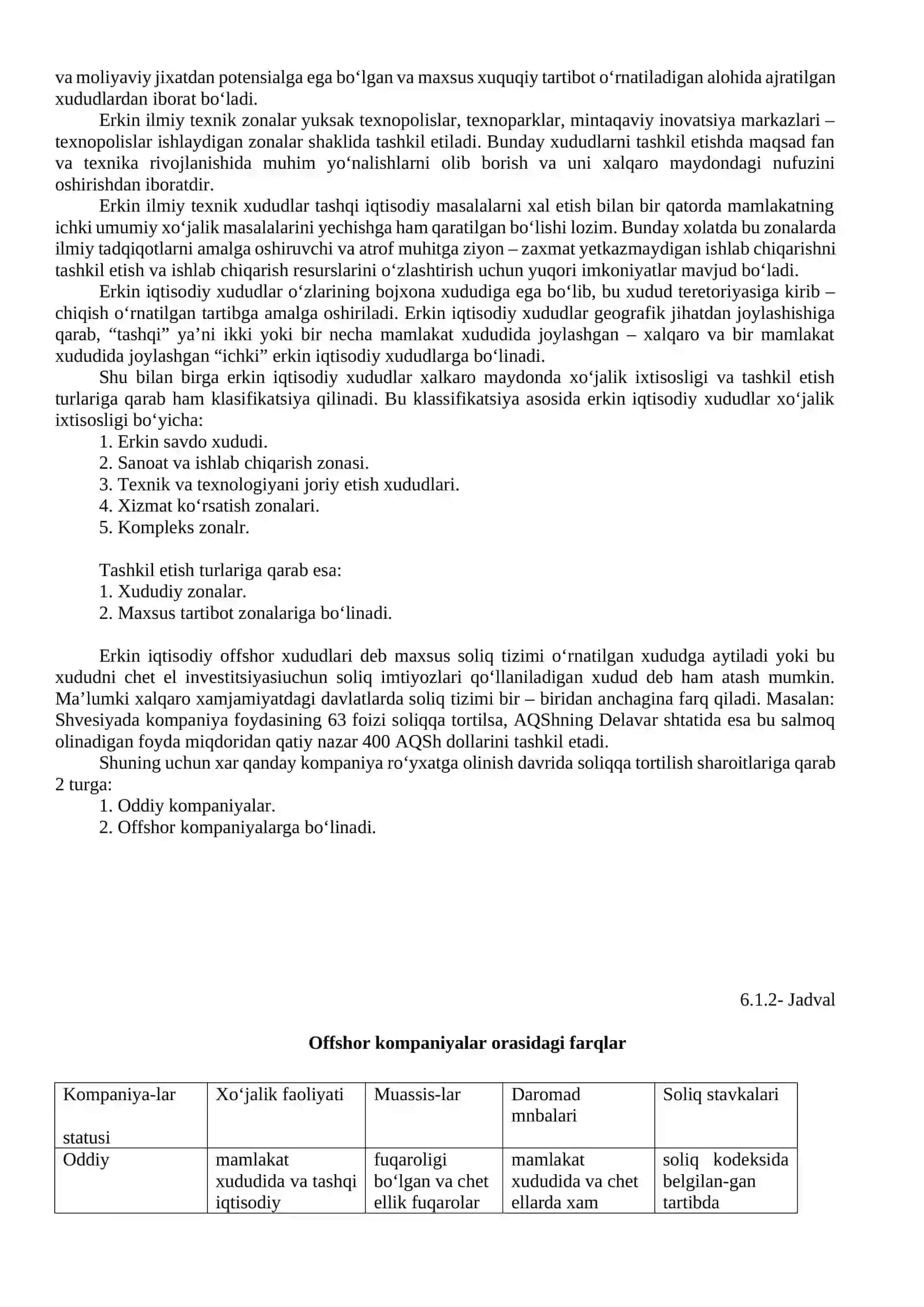 Jahon iqtisodiyotida erkin iqtisodiy hududlarning tutgan o‘rni, Jahon iqtisodiyotida erkin iqtisodiy hududlarning tutgan o‘rni 3