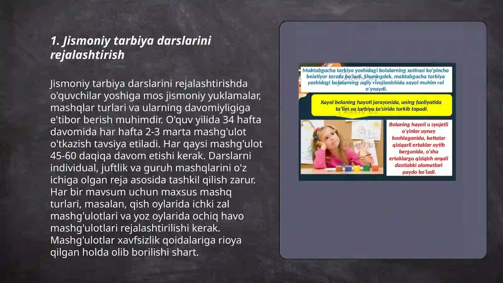 Jismoniy tarbiya darslarini tashkil qilish vositalari 3