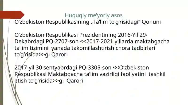 Ilk va maktabgacha yoshdagi bolalar rivojlanishi ta'lim tadbirlari 3