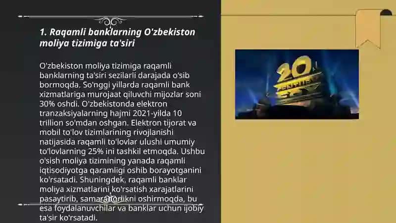 O'zbekistondagi raqamli banklar va ularning istiqbollari 3