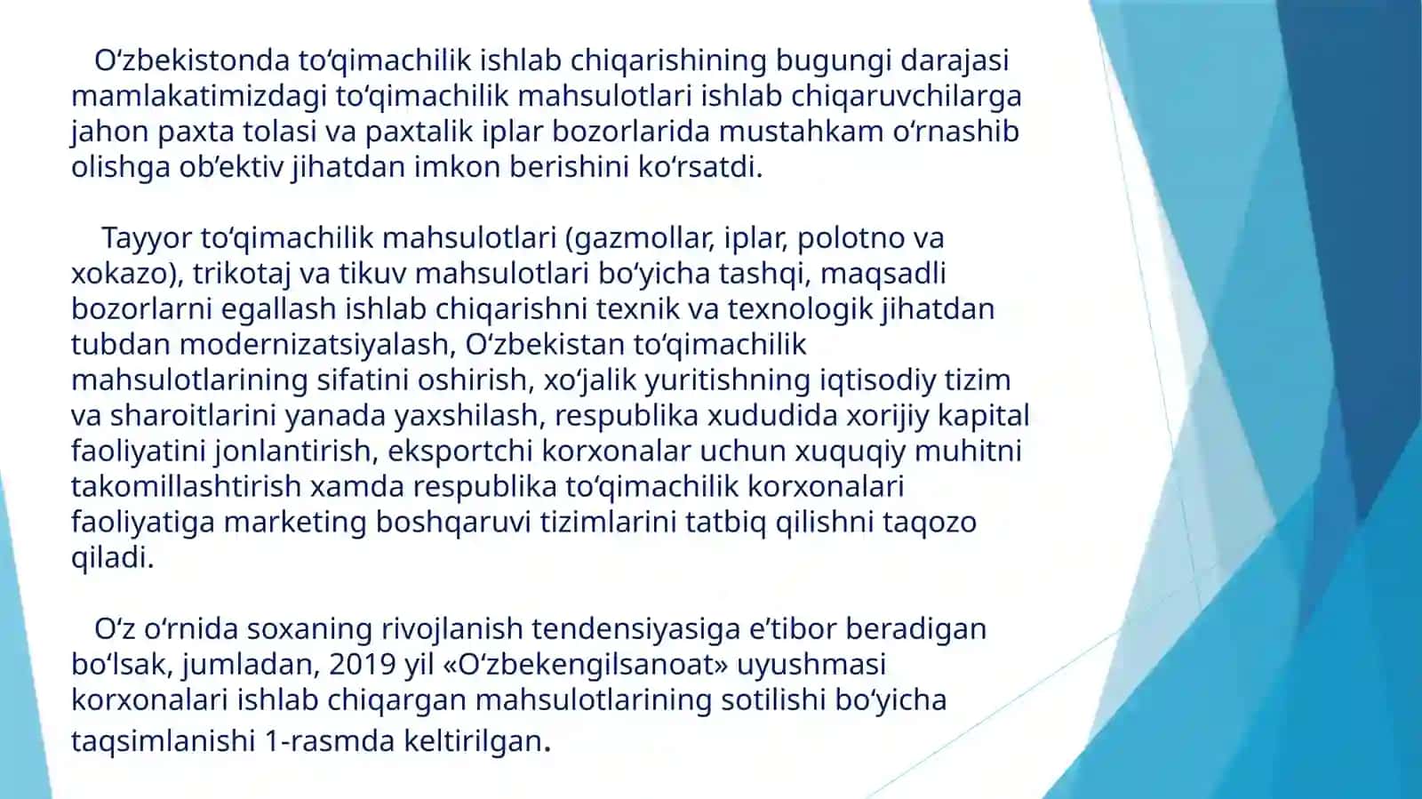 TARMOQLAR IQTISODIYOT KAFEDRASI 3