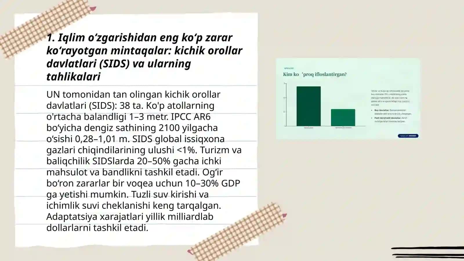 Iqlim oʻzgarishi kimga “qimmatga tushyapti”? 3