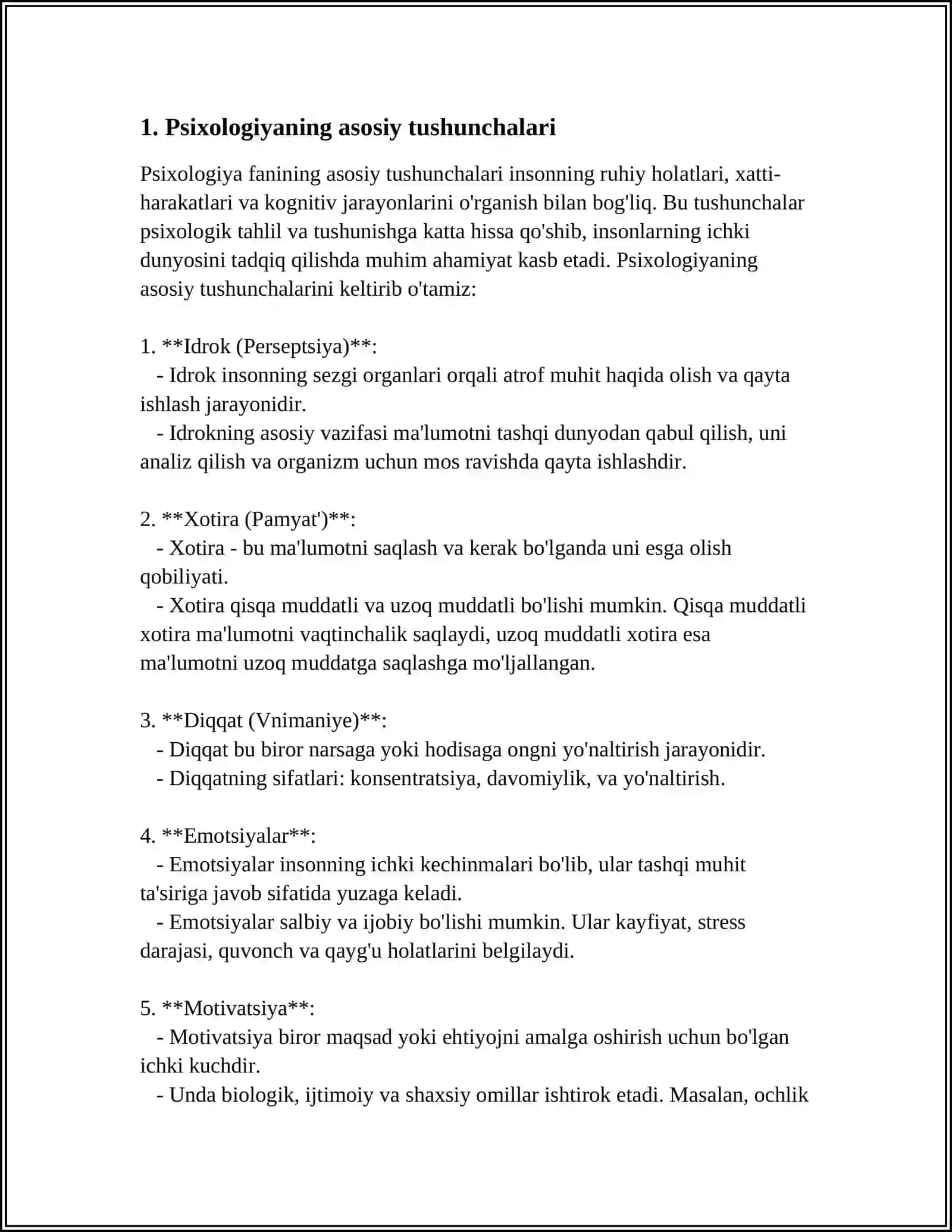 UMUMIY PSIXOLOGIYA TUSHUNCHASI HAQIDA 3