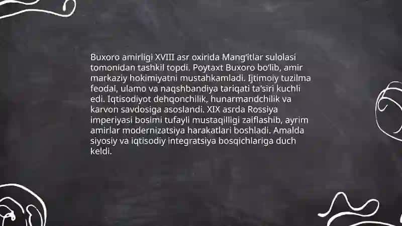 Buxoro amirligi 3