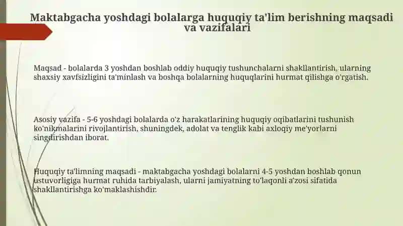 Mаktаbgаchа yoshdаgi bоlаlаrni huquqiy tаrbiyalаsh 3