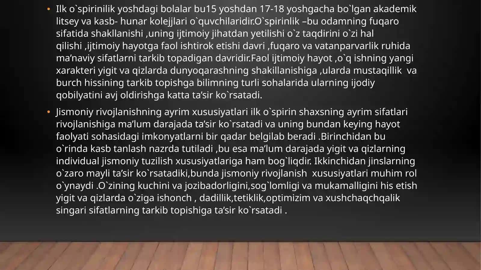 O`spirinlik davrida kasb tanlashga doir muammolar 3