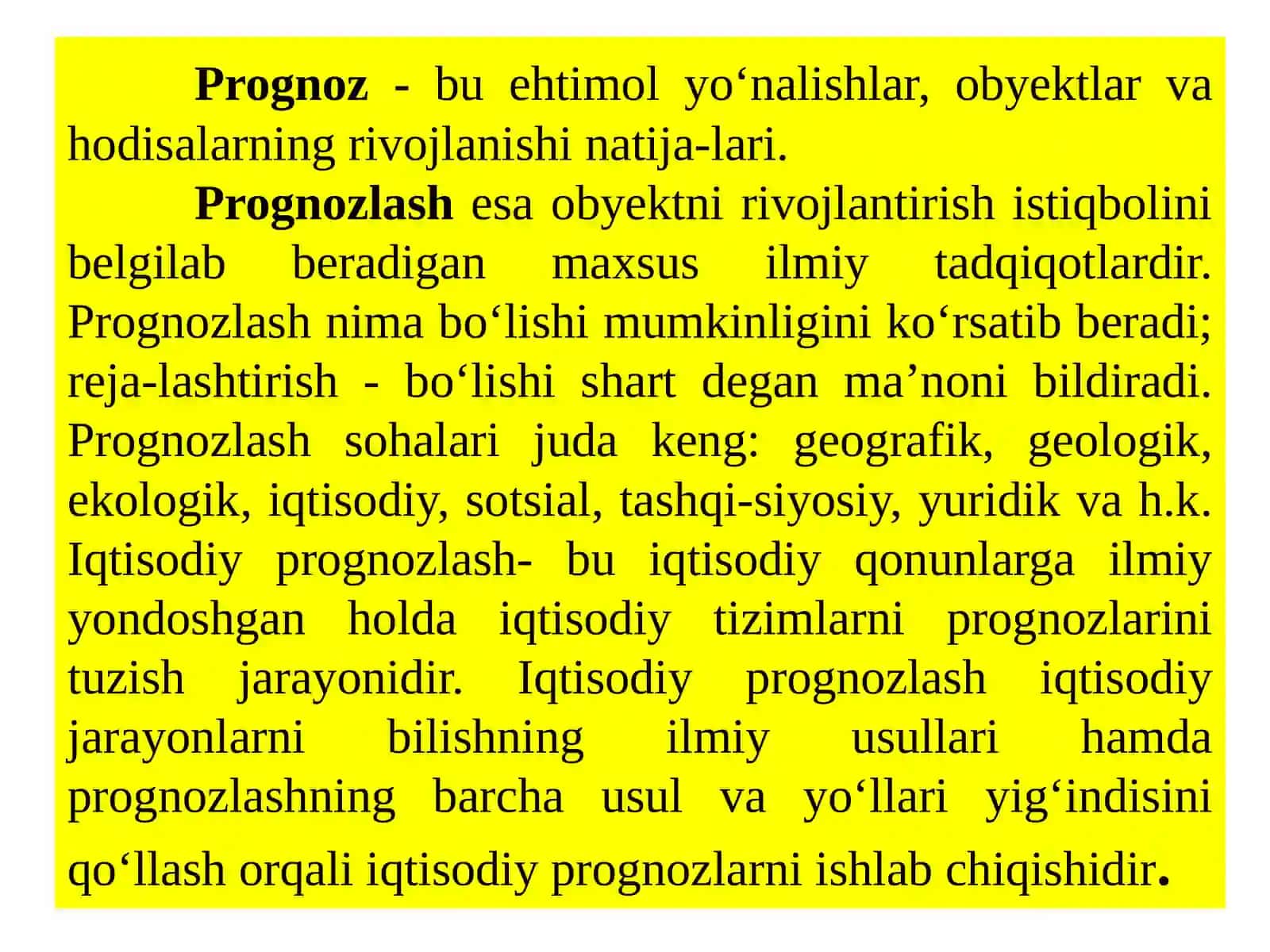 IQTISODIY KО‘RSATKICHLARNI PROGNOZLASHDA EKONOMETRIK MODELLARDAN FOYDALANISH 3