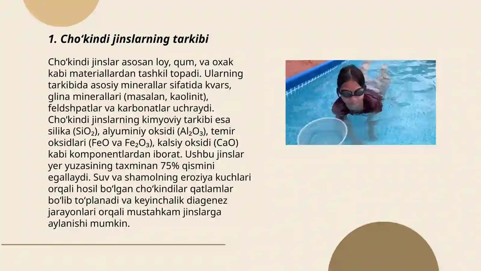 Choʻkindi jinslarga tasnif 3