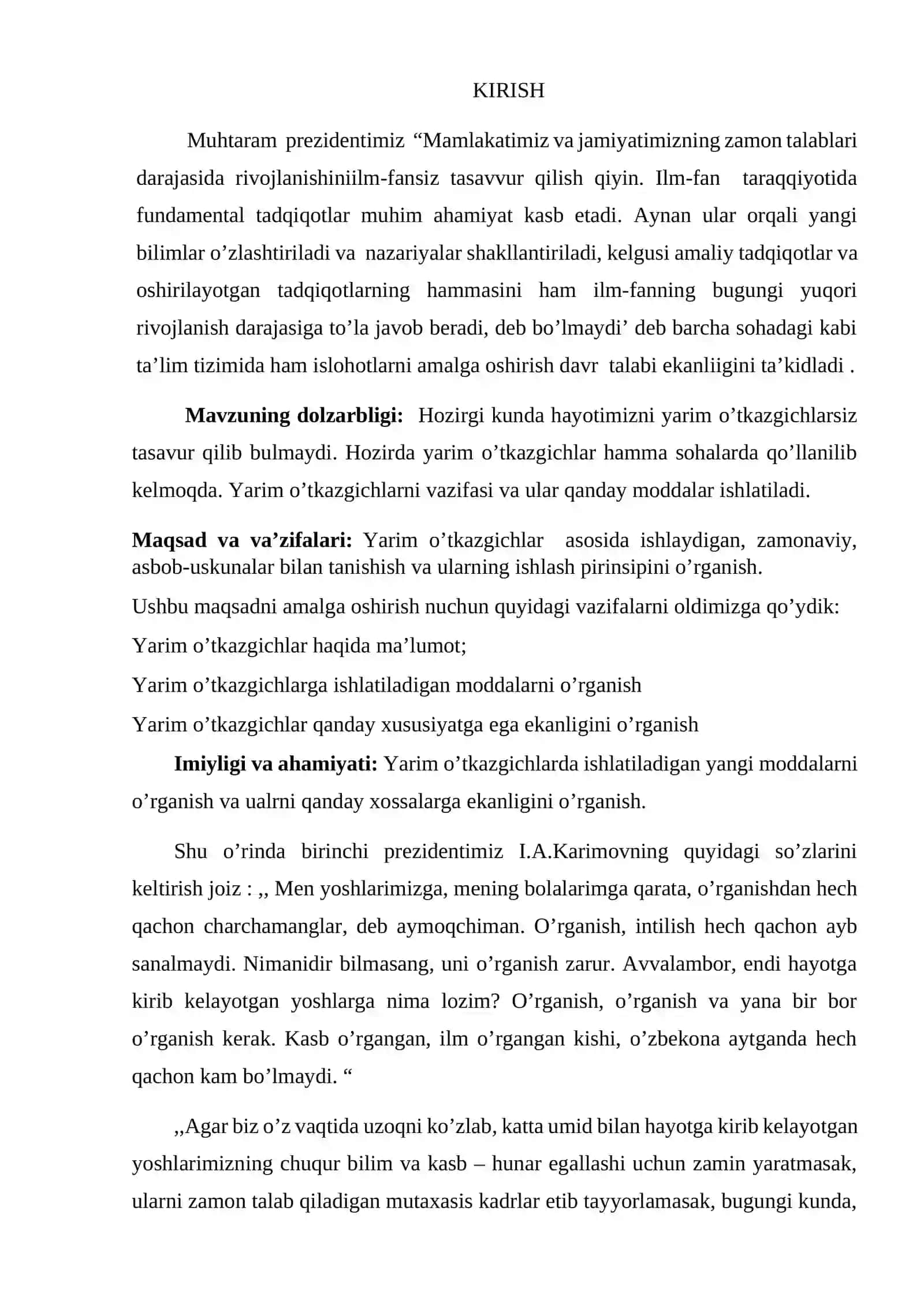 Yarim o’tkazgichlarda kontakt hodisalar 3