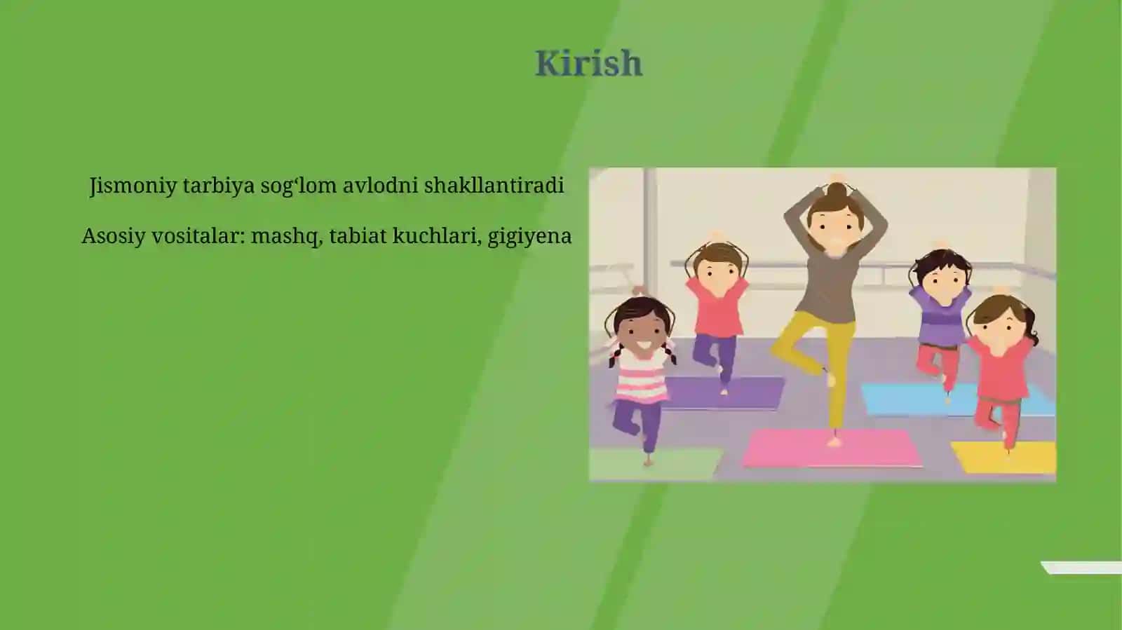 Jismoniy tarbiyaning vositalari va mashqlari 3