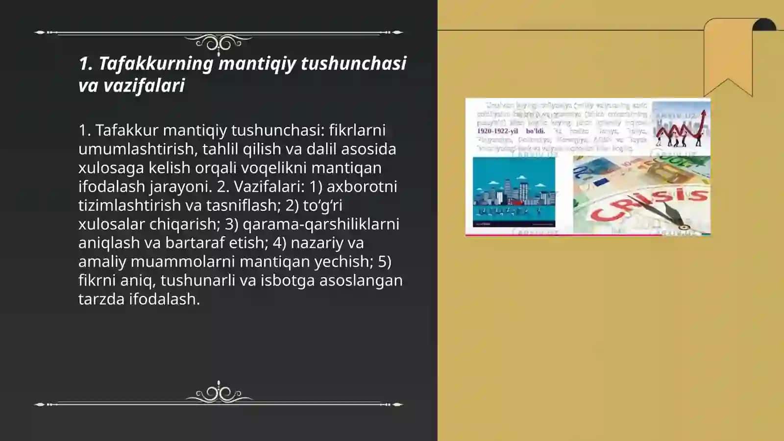 Tafakkurning mantiqiy shakillari va qonunlari 3