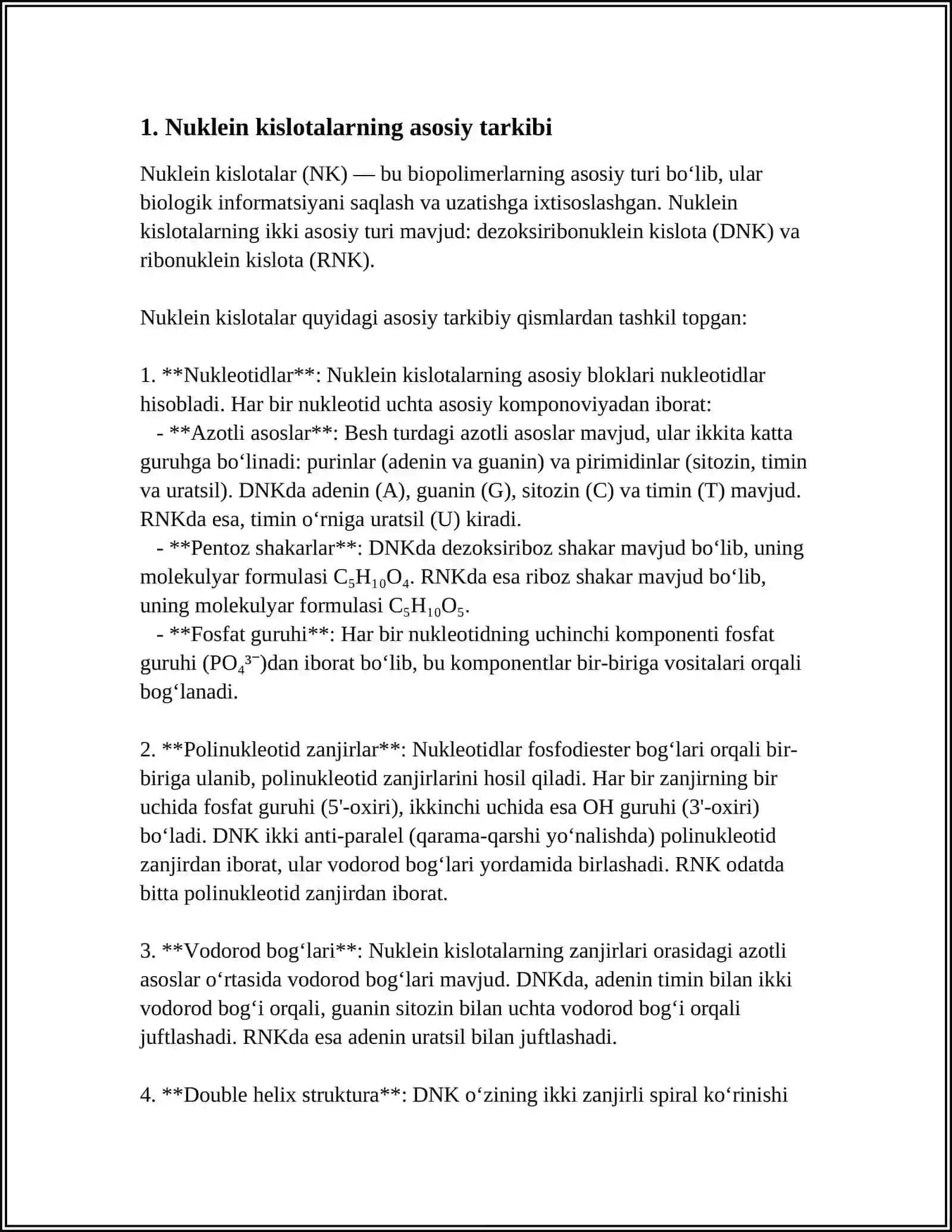 Nuklein kislotalar 3
