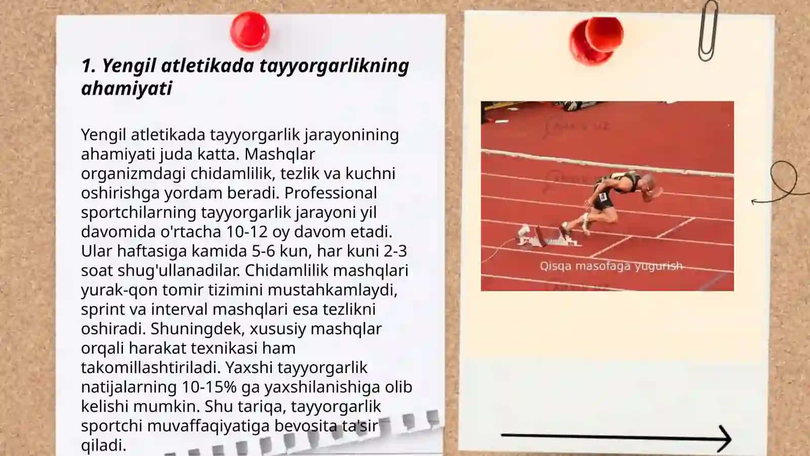 Yengil atletikada tayyorgarlik turlarining oʻrni 3