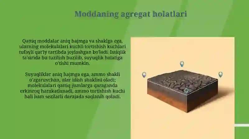 Moddalarning agregat vafazoviyholatlar 3