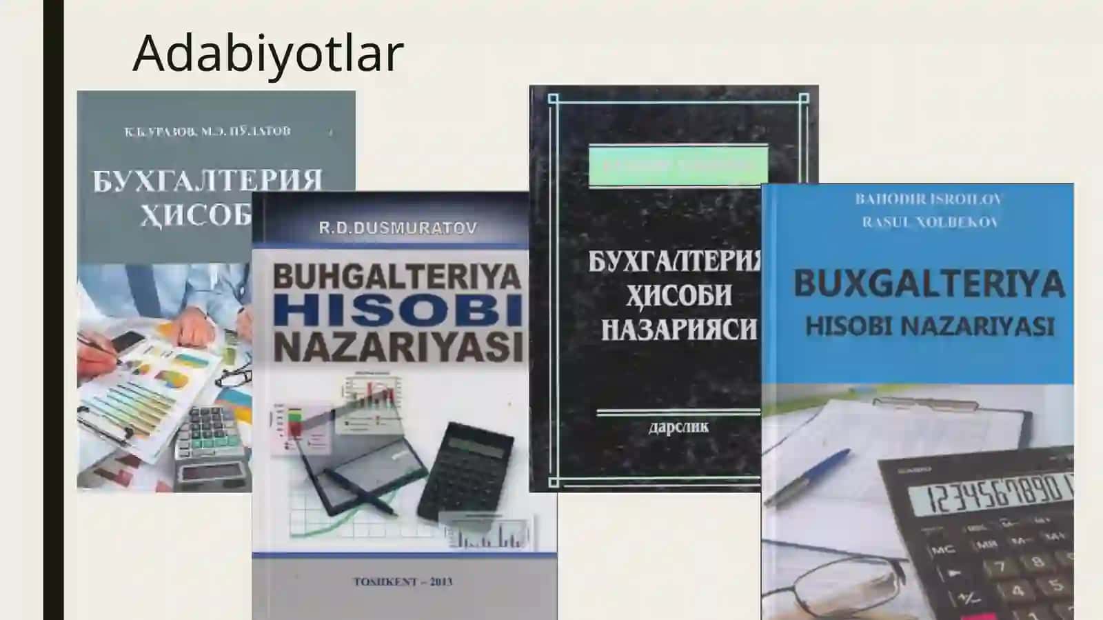 BUXGALTERIYA HISOBIGA KIRISH FANINING PREDMETI VA METODI 3