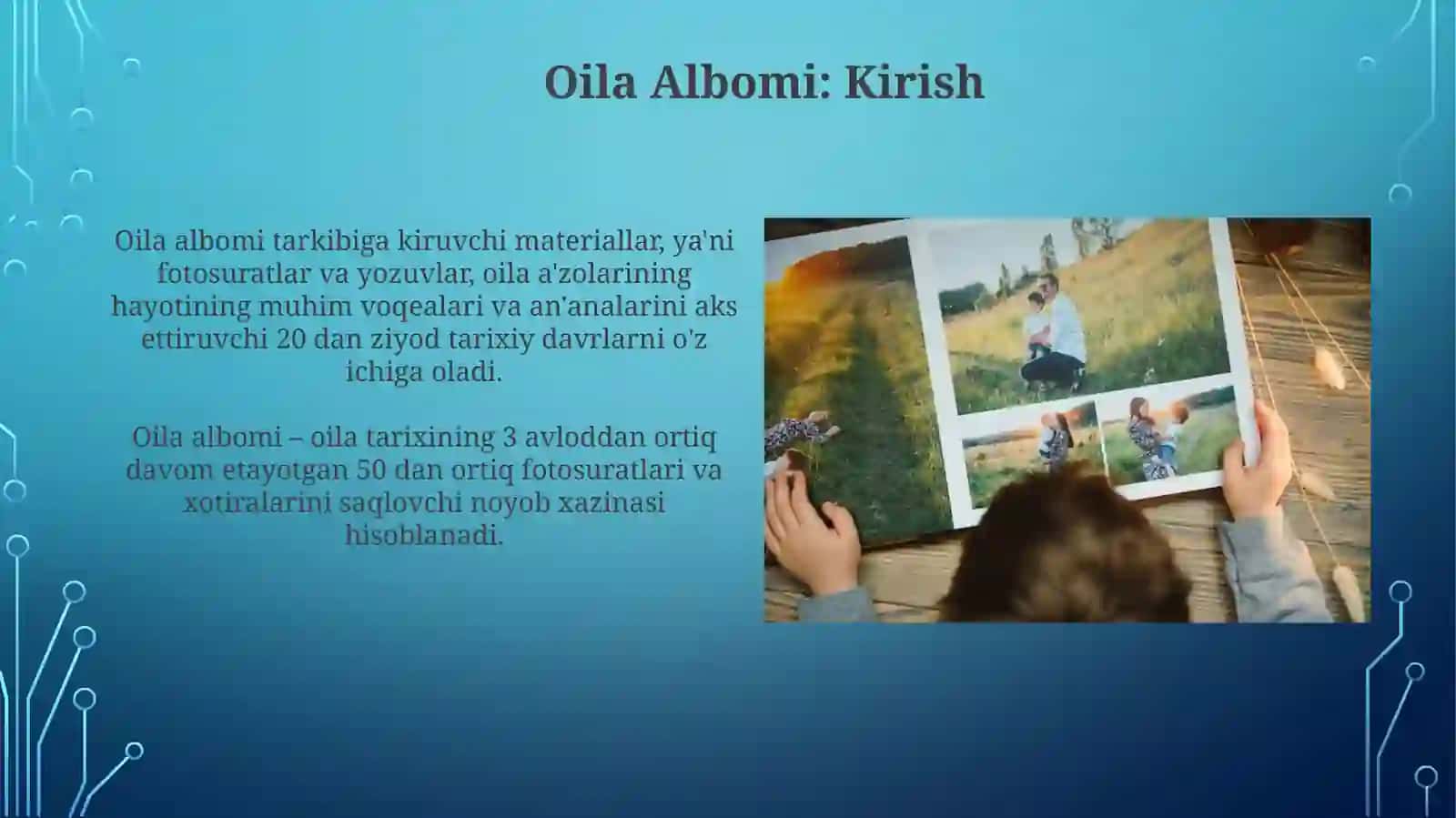 Oila Albomi: Kirish 3