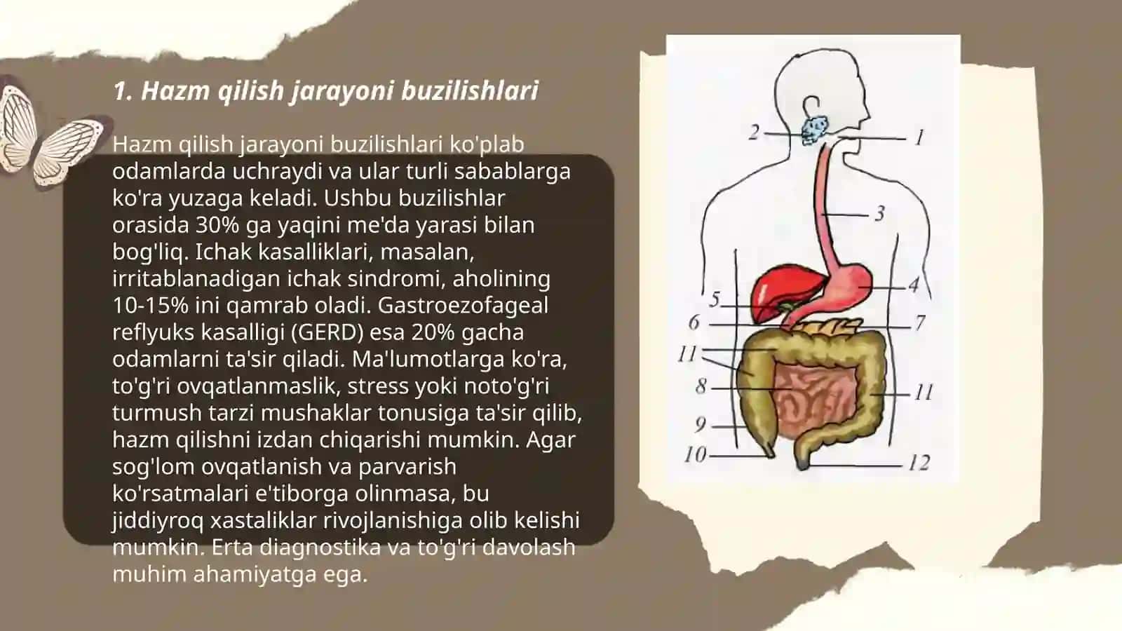 Ovqat hazm qilish aʼzolari tizimi kasalliklarining umumiy alomatlari va tekshirish usullari 3