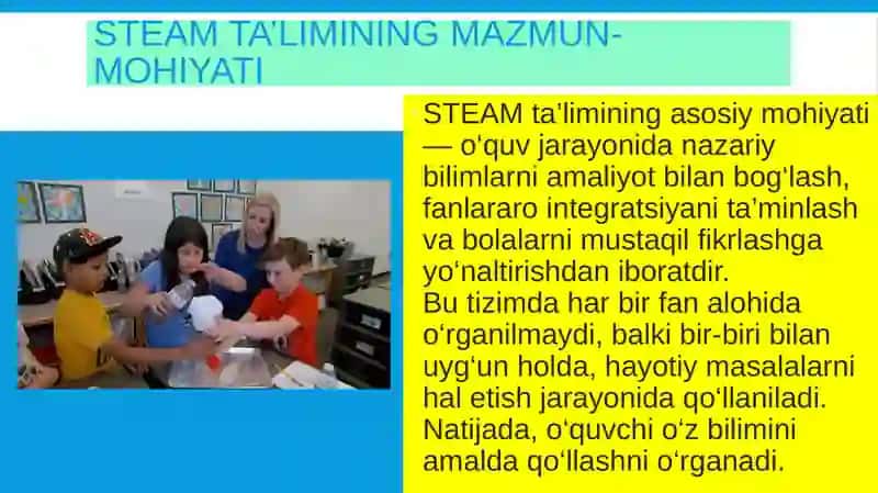 Steamta’limning o‘ziga xos xususiyatlari 3