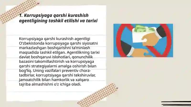 Korrupsiyaga qarshi kurashish agentligi 3