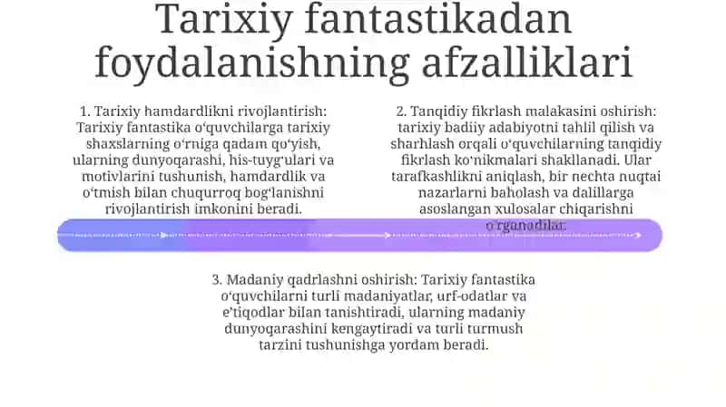 Tarix Fanini OʻQitishda Tarixiy Badiiy Adabiyotlardan Foydalanish 3