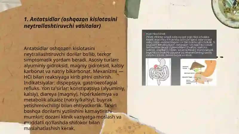Hazm azolari sistemasiga taʼsir qiladigan vositalar 3