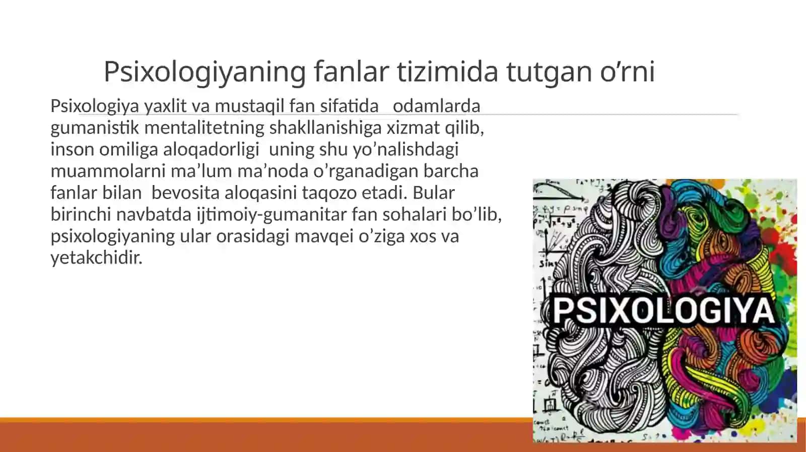 Psixologiya Fanining Predmeti va Fanlar Tizimida Tutgan O’rni 3