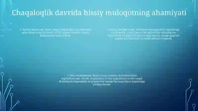 Hissiy muloqot 3