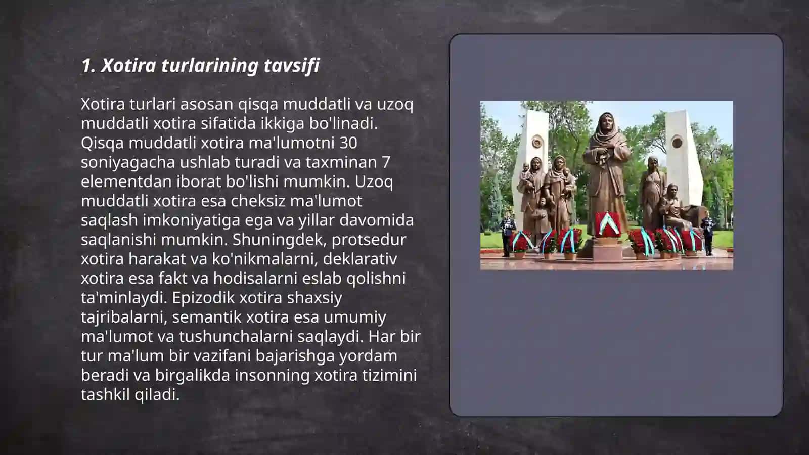 Xotira turlari 3