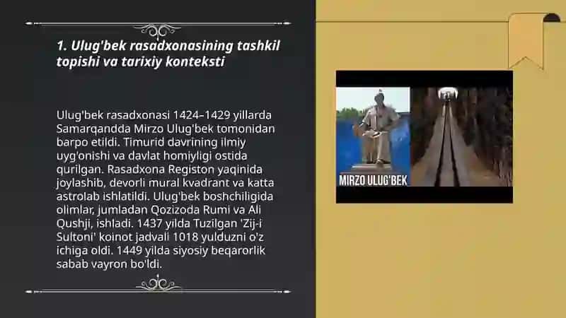 Ulug'bek rasadxonasi 3