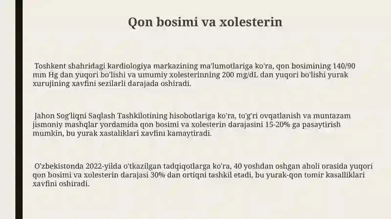 Yurak kasalliklari haqida maqolar hulosasi bilan 3