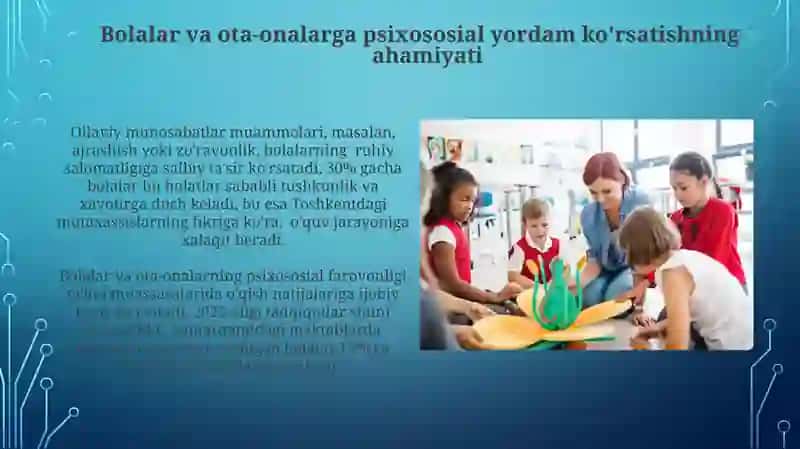 Bolalar va Ota-onalarga Psixososial Yordam Ko'rsatishning Ahamiyati 3