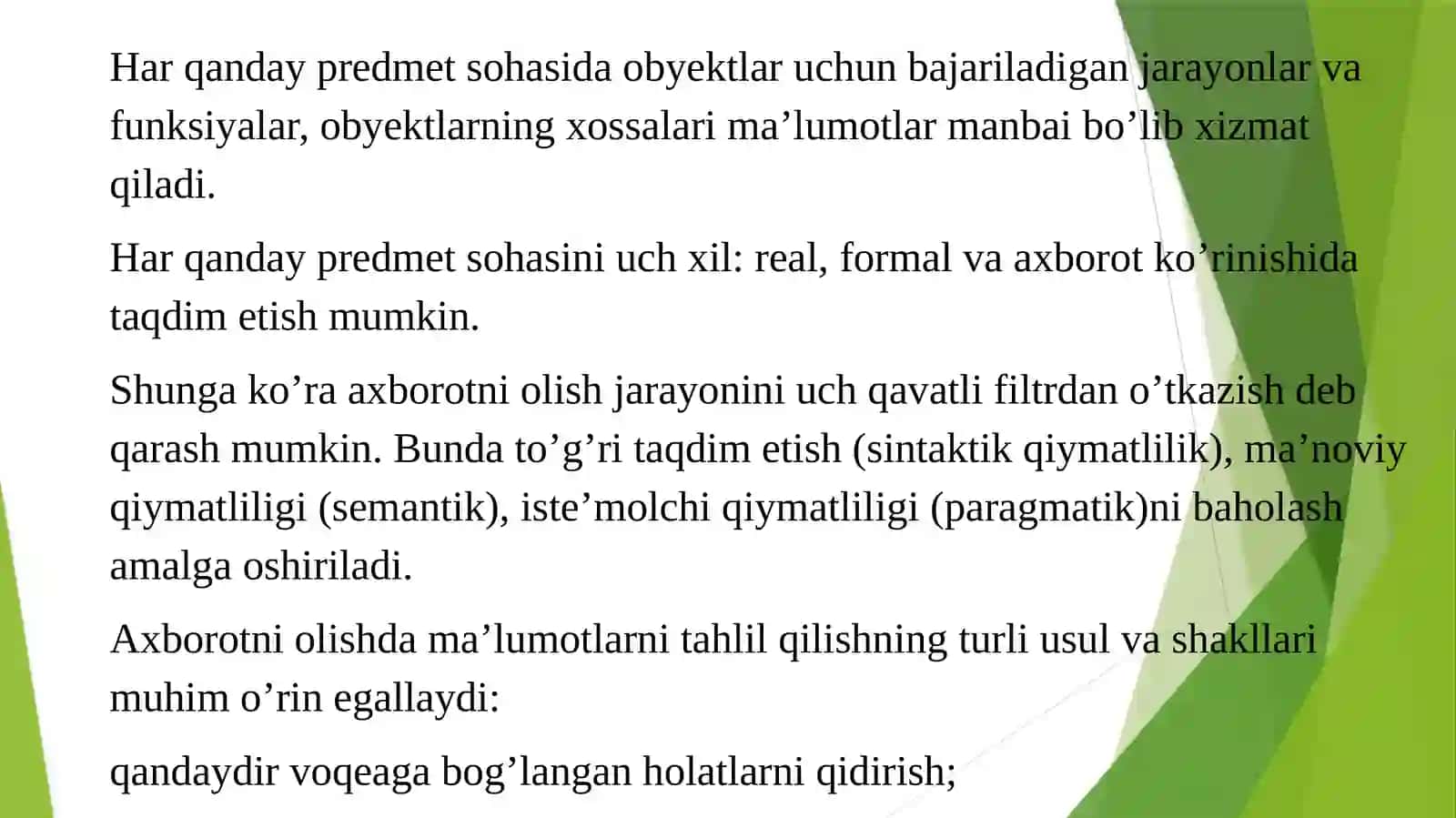 AXBOROTLARNI SAQLASH VA IZLASH TAMOYILLARI 3