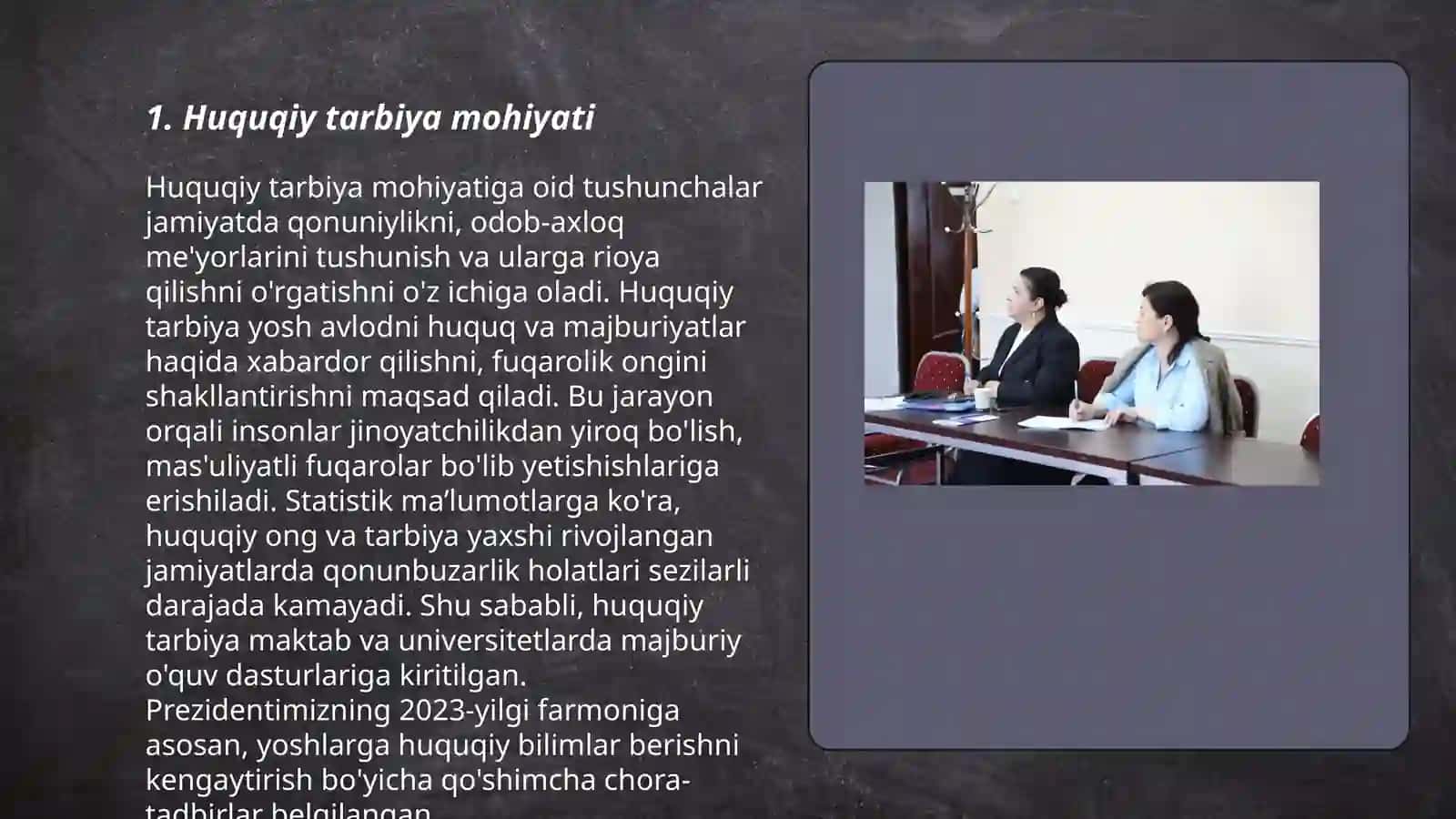 Huquqiy tarbiya amaliyoti 3