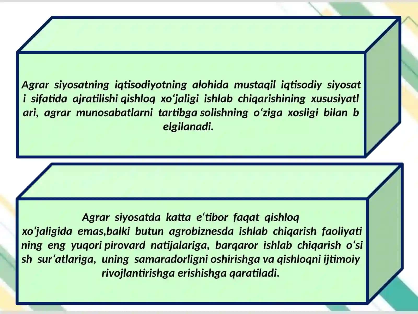 Agrar siyosat va oziq - ovqat xavfsizligini ta‘minlashda xalqaro tashkilotlarning ahamiyati 3