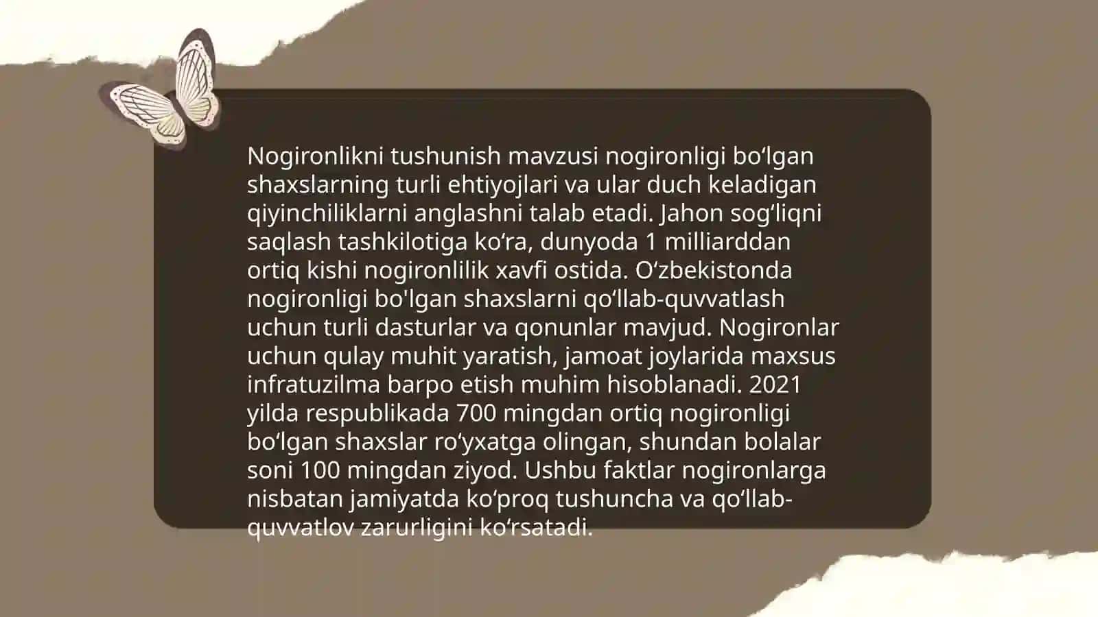 Nogironlikni tushunish 3