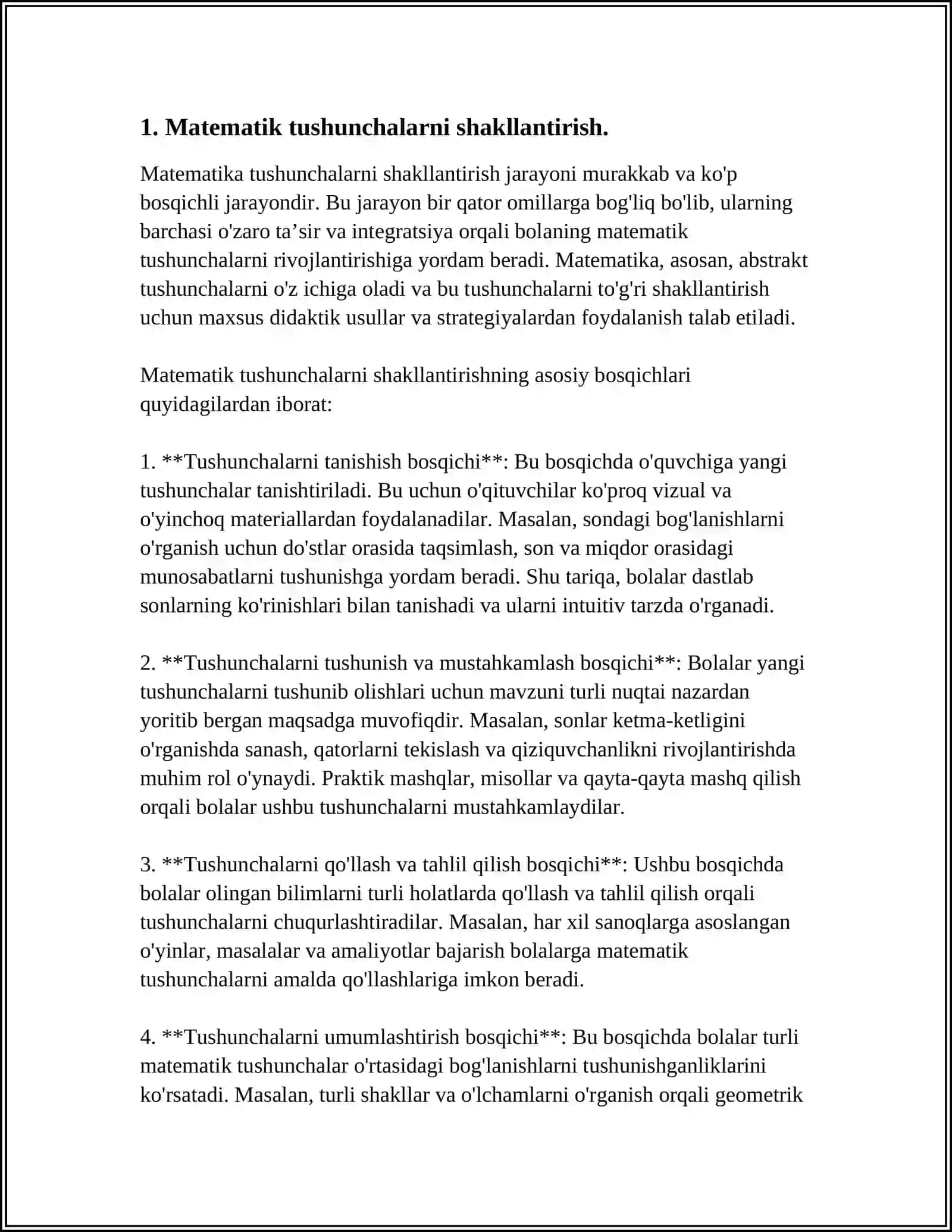 BOLALAR BOGʻCHASIDA MATEMATIKADAN ILGʻOR PEDAGOGIK TEXNOLOGIYALARNI OʻRGANISH 3