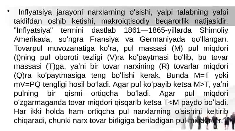INFLATSIYA MOHIYATI VA UNI HISOBLANISH USULLARI 3