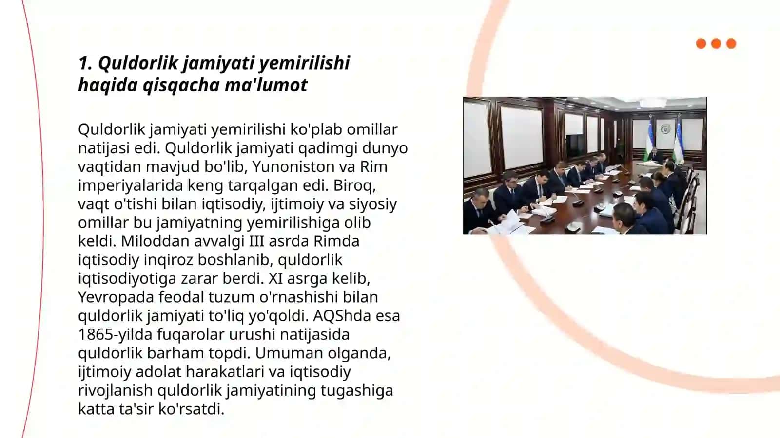 Quldorlik jamiyati yemirilish davrida Arab davlatlaridagi iqtisodiy g’oyalar 3
