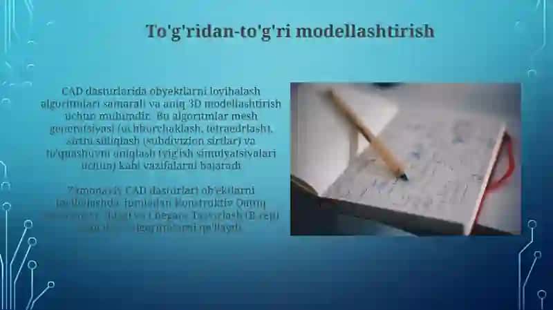 Parametrli Modellashtirish Usullari 3