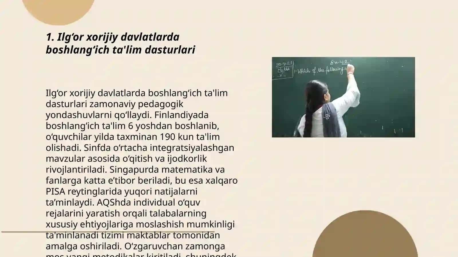 Ilg'or xorijiy davlatlarda boshlang'ich matematik ta'lim 3