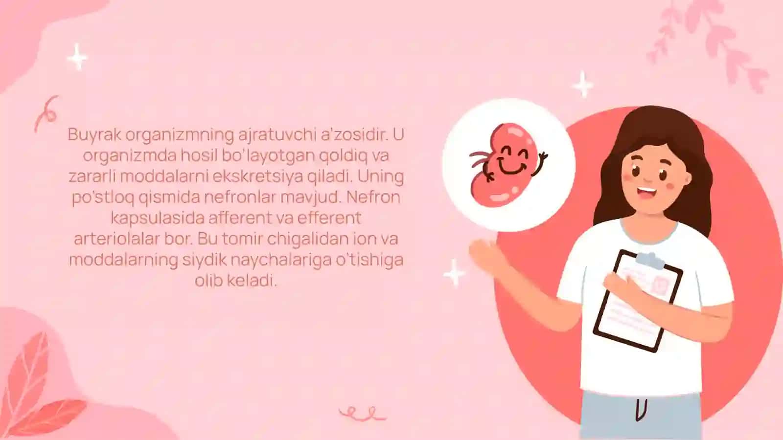 Buyrak biokimyosi (siydik hosil boʻlishi) 3