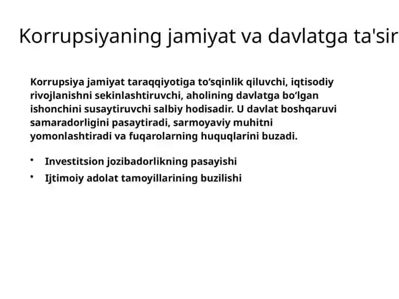 Oʻzbekistonda korrupsiyaga qarshi kurashish mexanizmlari 3