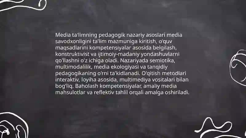Media ta'limning pedagogikada tutgan o'rni va ahamiyati 3