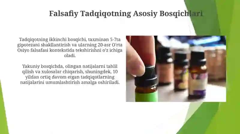 Falsafiy Tadqiqotning Asosiy Bosqichlari 3