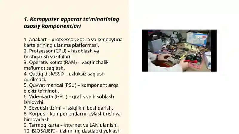 Kompyuter taminotlari 3