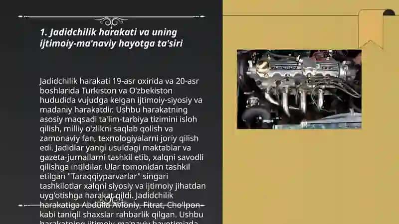 Jadid ma'rifatparvarlarining o'lka ijtimoiy-ma'naviy hayotida tutgan o'rni (Munavvar Qori,Fitrat,Behbudiy,Avloniy, va boshqa) 3