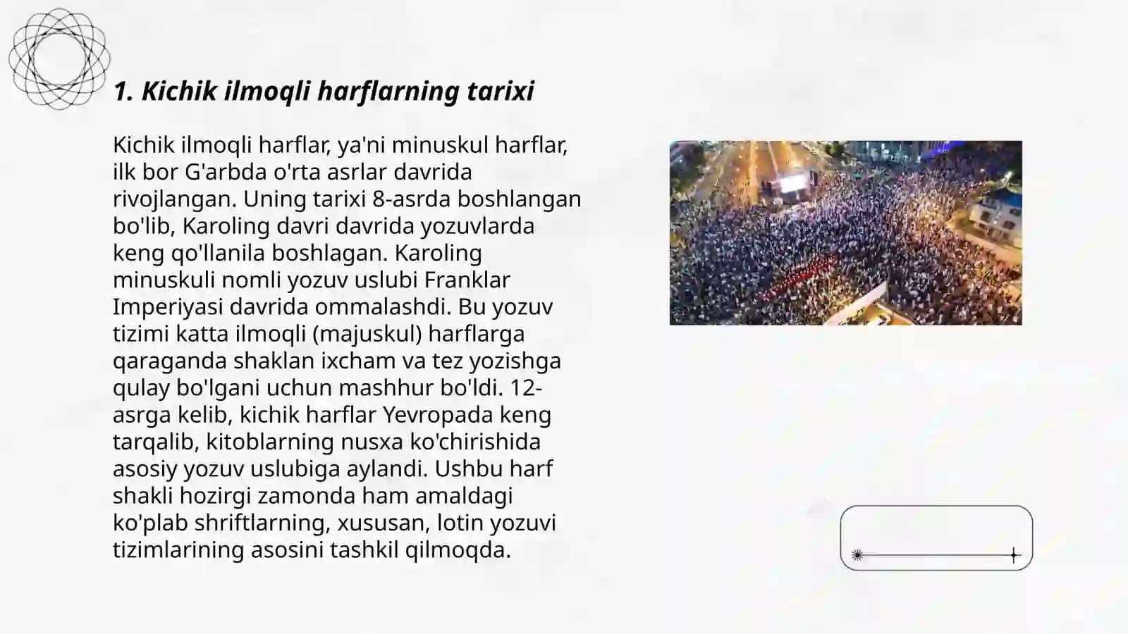 Kichik ilmoqli harflar uchun koʻrgazmali qurollar 3